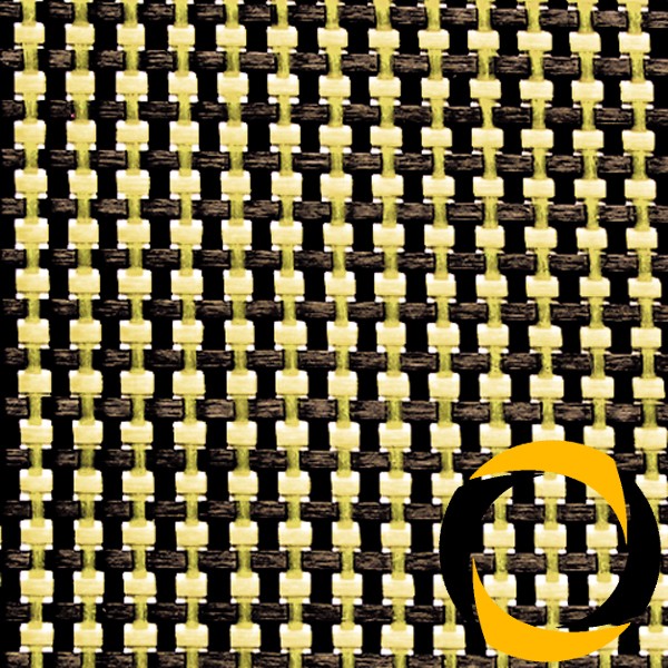 Kohle-/Aramidgewebe 68 g/m² (LW) 100 cm